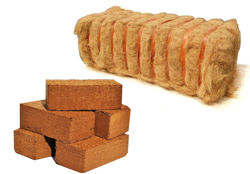 Coir Fiber & Coco Peat Blocks